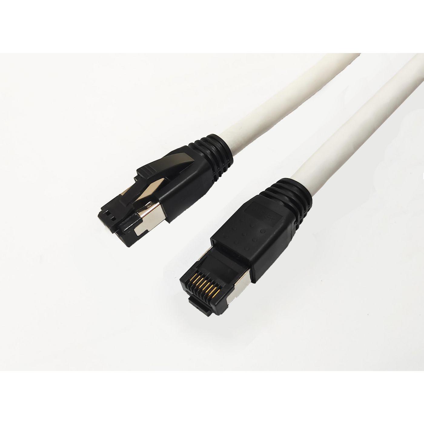 Cable de Ordenador Microconnect Cat8.1 S/FTP 1.5m Blanco LSZH de Alta Velocidad de Transferencia