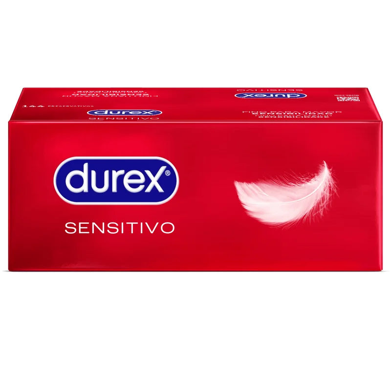 DUREX SENSITIVO 144 CONDONES EN CAJA SELLADA