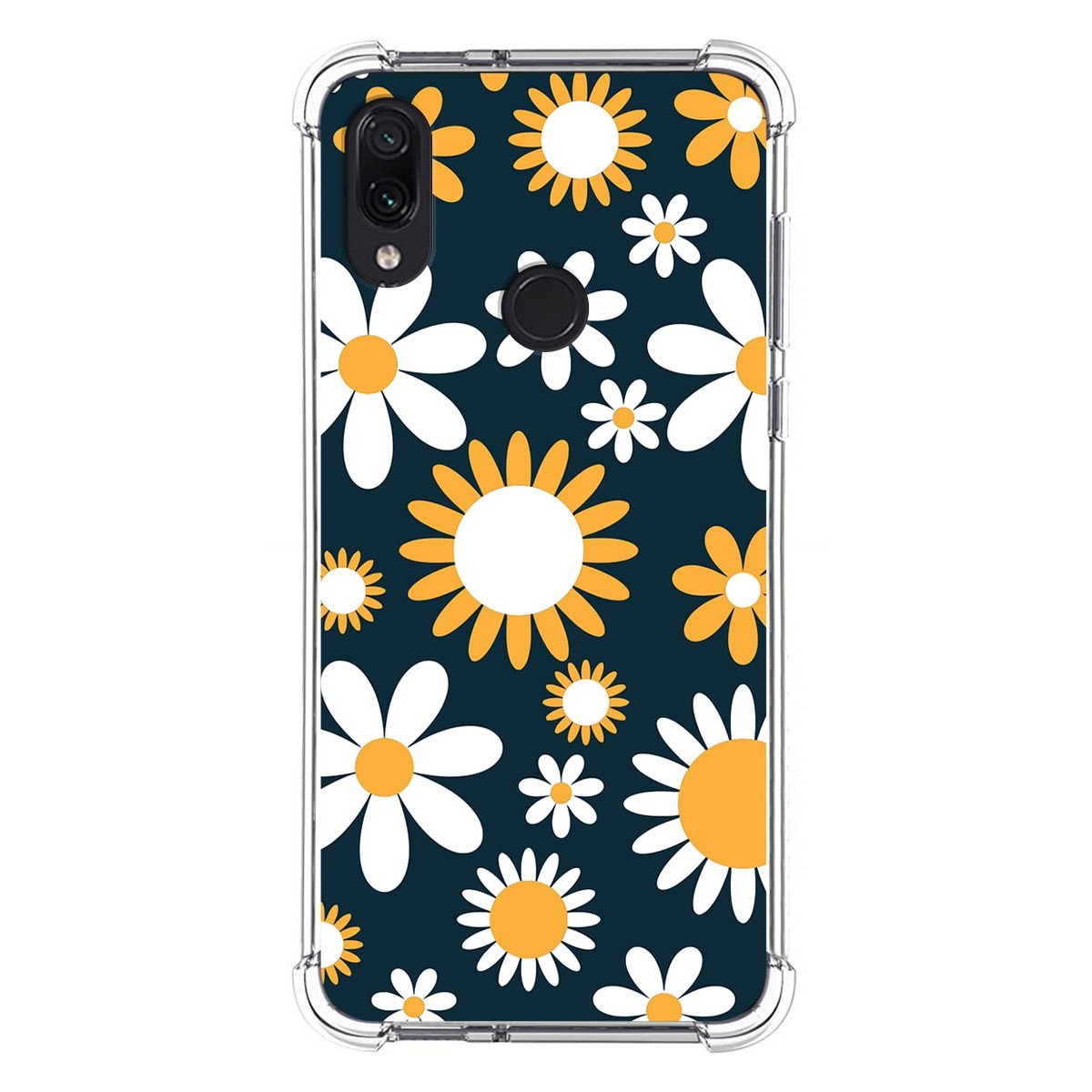 Funda Silicona Antigolpes para Xiaomi Redmi Note 7 diseño Flores 08 Dibujos
