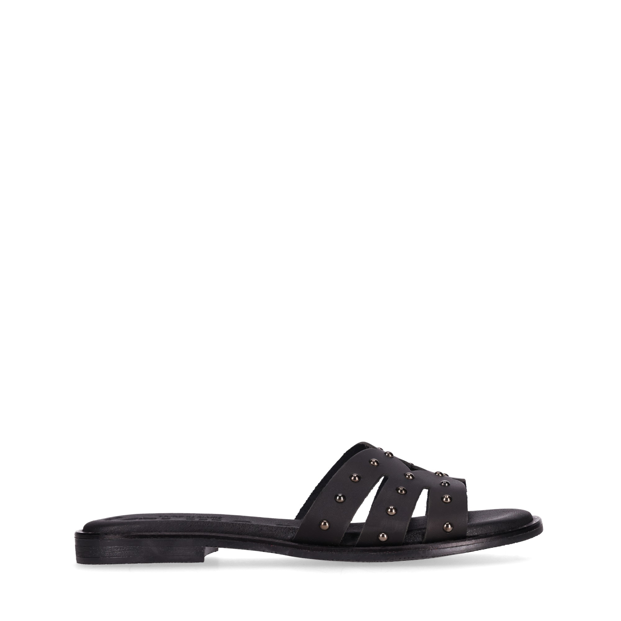 Chika10 Leather MOCHIMA 04 Sandalias Planas Negro/Black