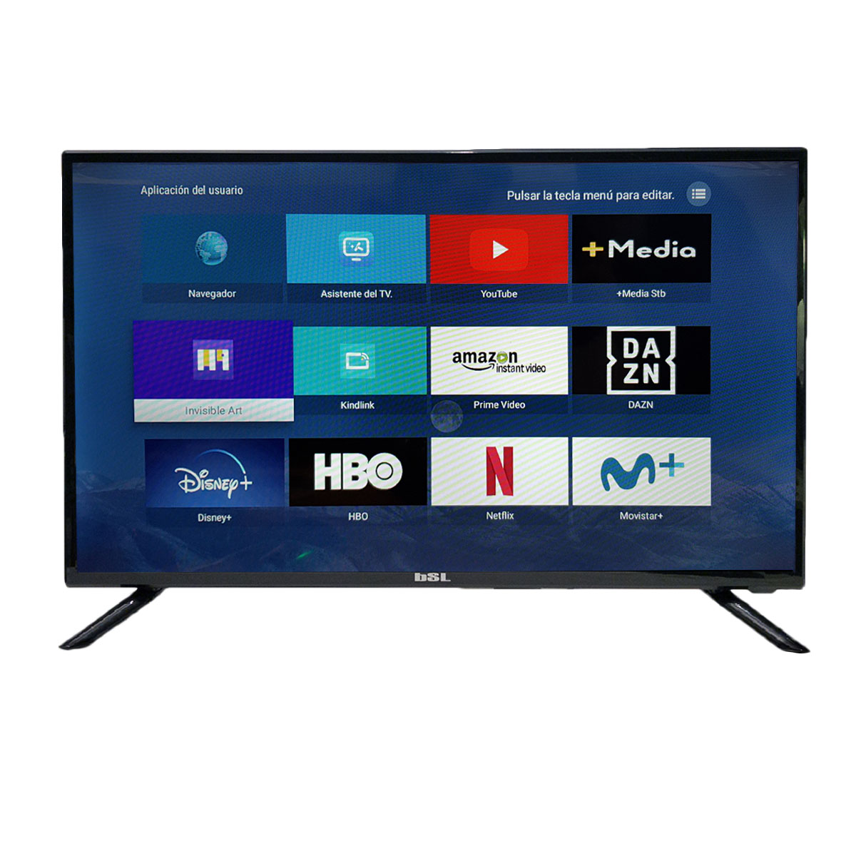 BSL-24T2SV VIDAA Smart TV 24 Pulgadas, WiFi, RJ45, Resolución Full HD  1920X1080p, USB, DVBT2/S2/C, Compatible con