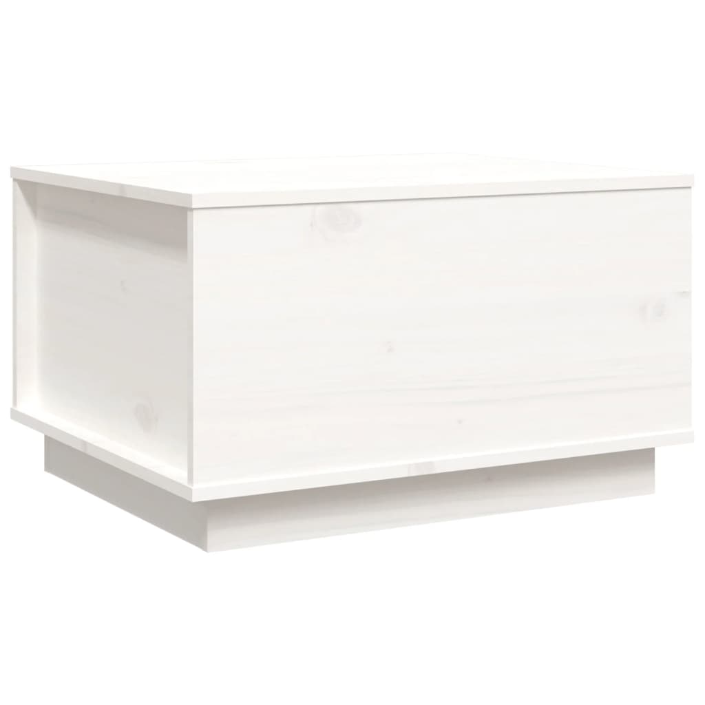 Vidaxl Mesa de Centro de Madera Maciza de Pino 60x50x35 Cm Natural