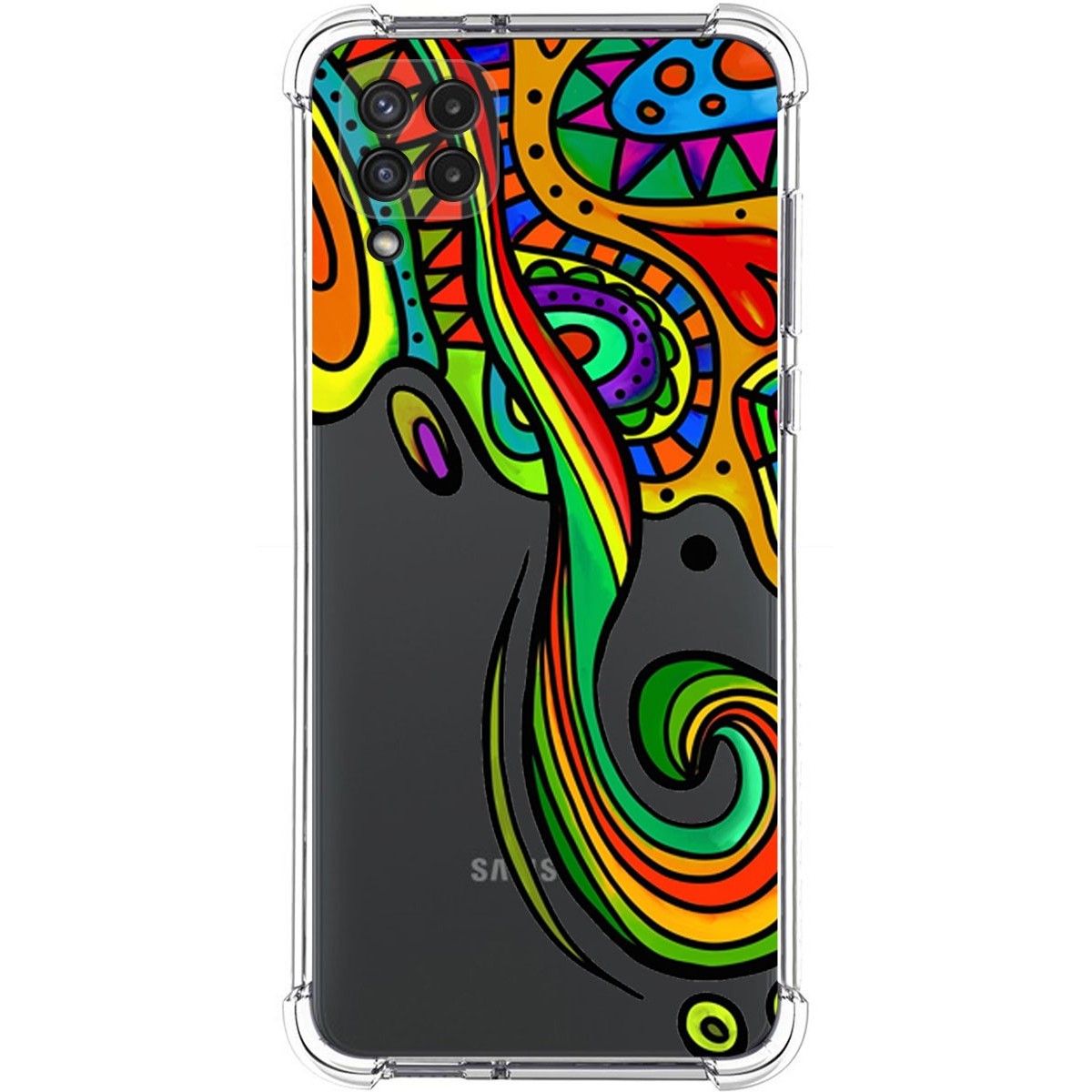 Funda Silicona Antigolpes para Samsung Galaxy A22 4G / M22 diseño Colores Dibujos