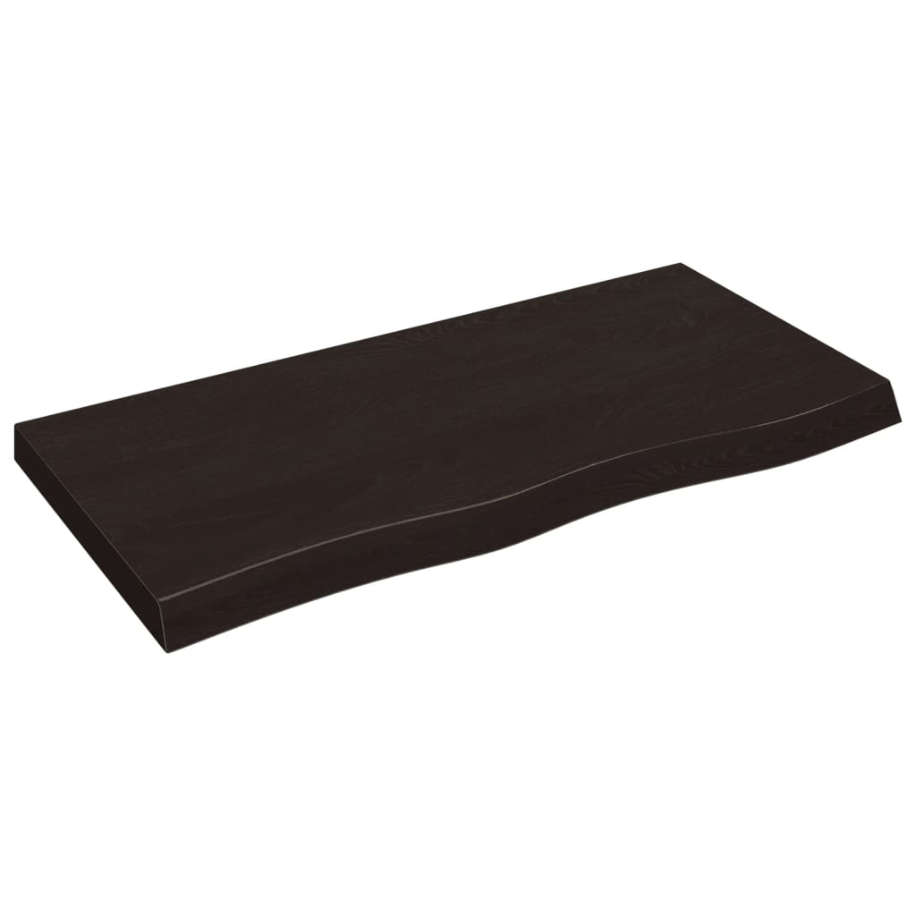 vidaXL Encimera de Baño Tablero Plegable de Mesa Madera Tratada Color Marrón claro,  Natural,  Gris oscuro y mas