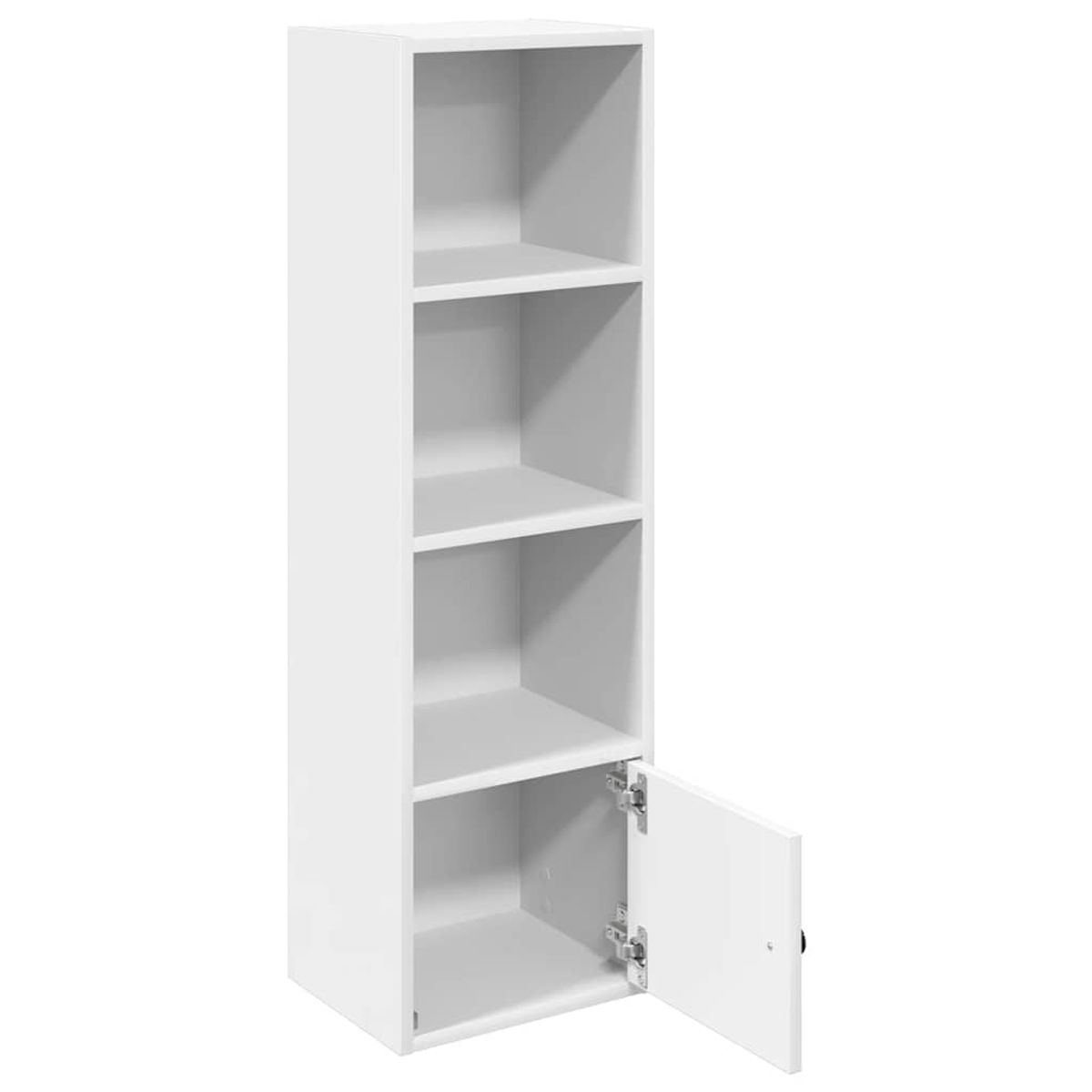 Estantería Lizza 3 compartimentos + armario 102x31x24 cm