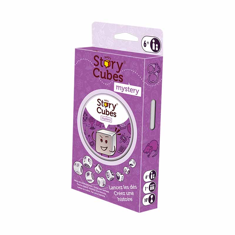 Story Cubes Misterio, el divertido juego de dados para crear historias, editado por Asmodee