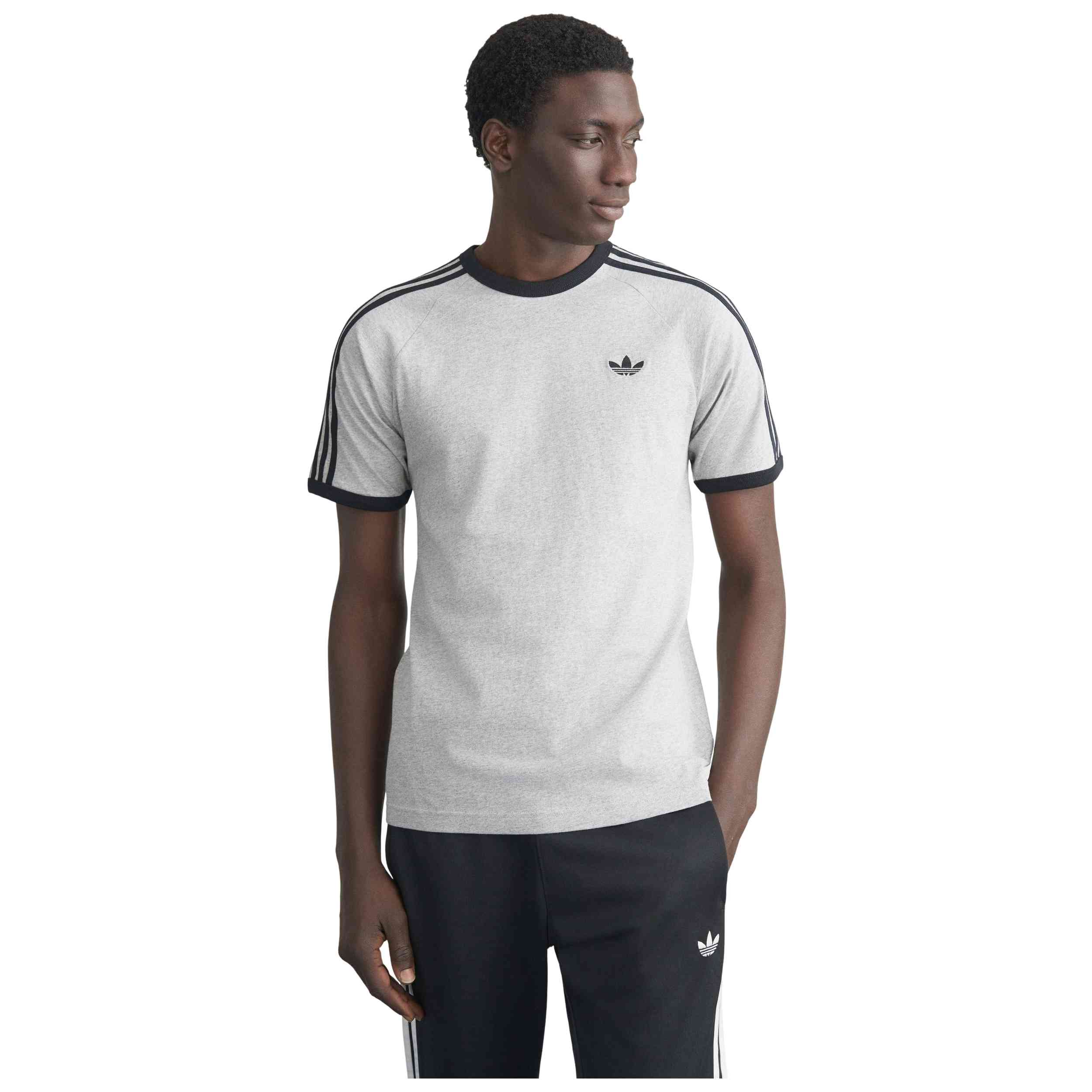 Camiseta De Manga Corta Adidas para Hombre en color Gris