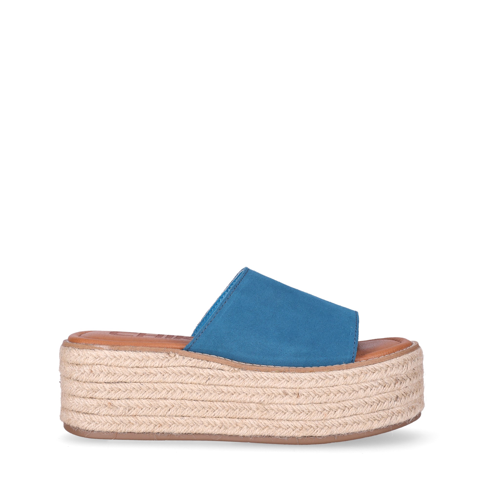 Chika10 Leather BONNA 26 Alpargatas de Plataforma Azul/Blue