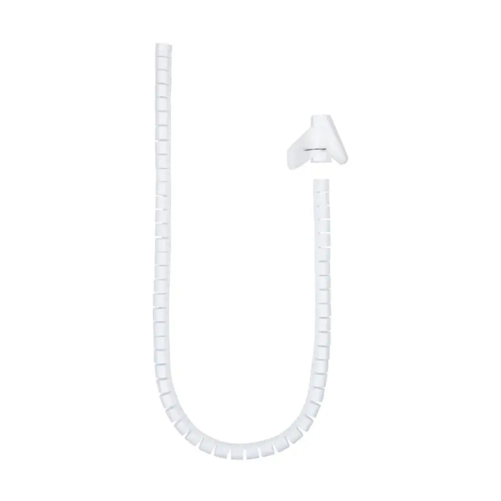 Nanocable Organizador de Cables Flexible 1m Blanco