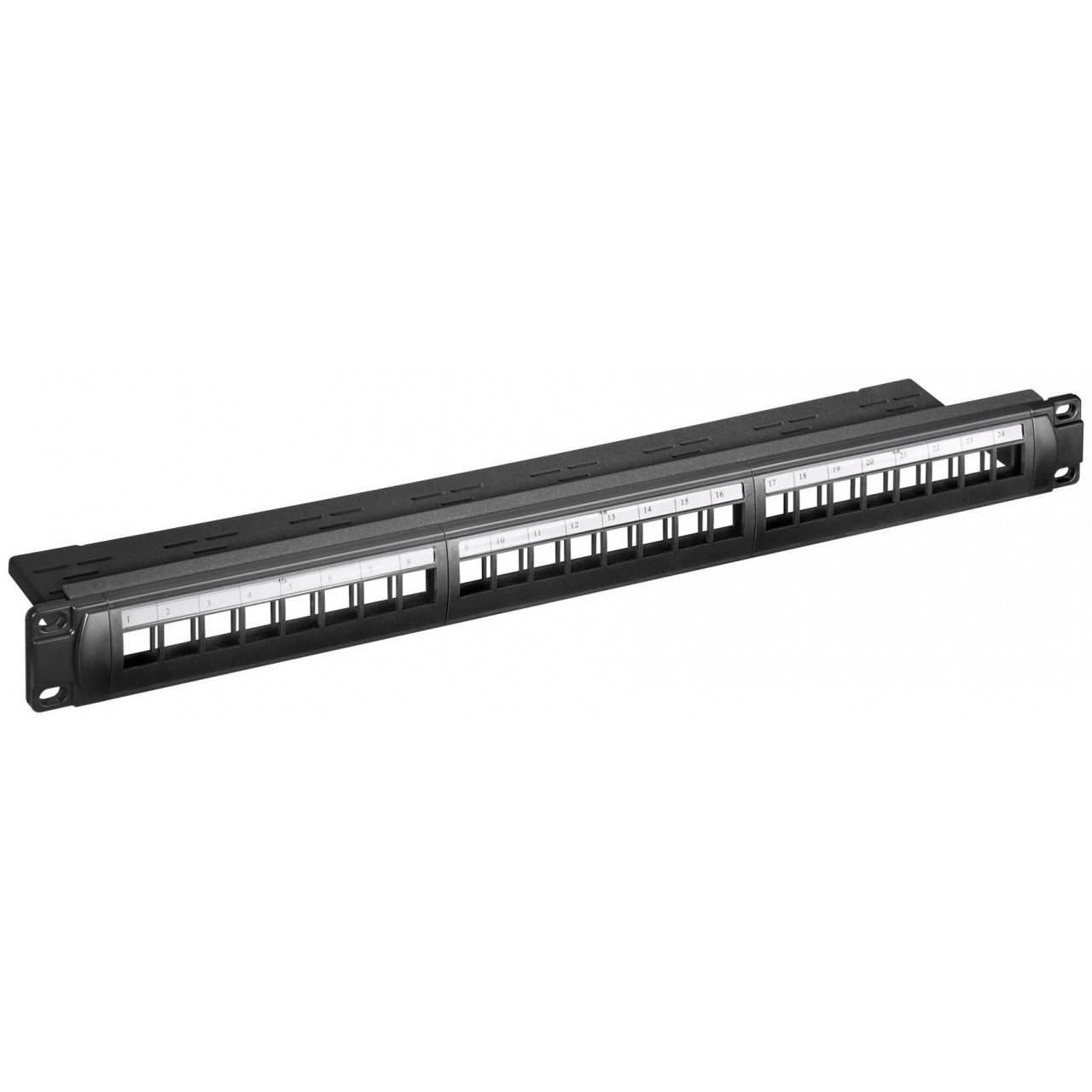 Microconnect Panel de Parcheo CAT6 de 24 Puertos de 19 Pulgadas