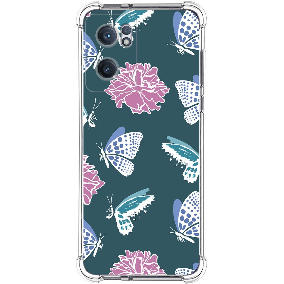 Funda Silicona Antigolpes para Oneplus Nord CE 2 5G diseño Flores 10 Dibujos