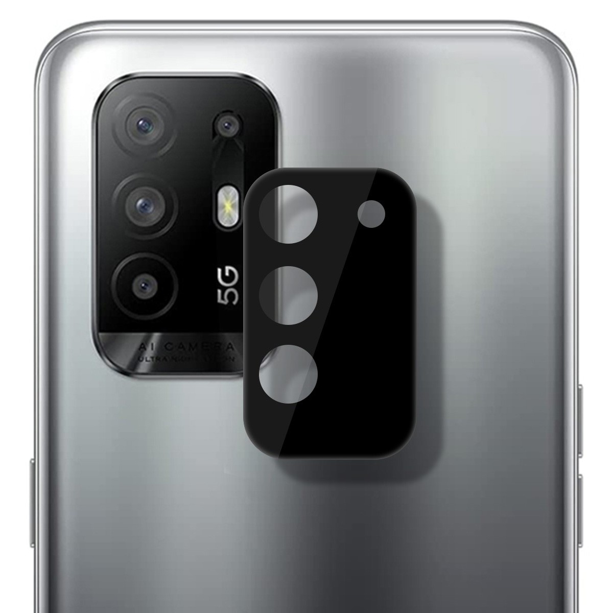 Tumundosmartphone Protector Cristal Templado Cámara Trasera para Oppo A94 5G Vidrio
