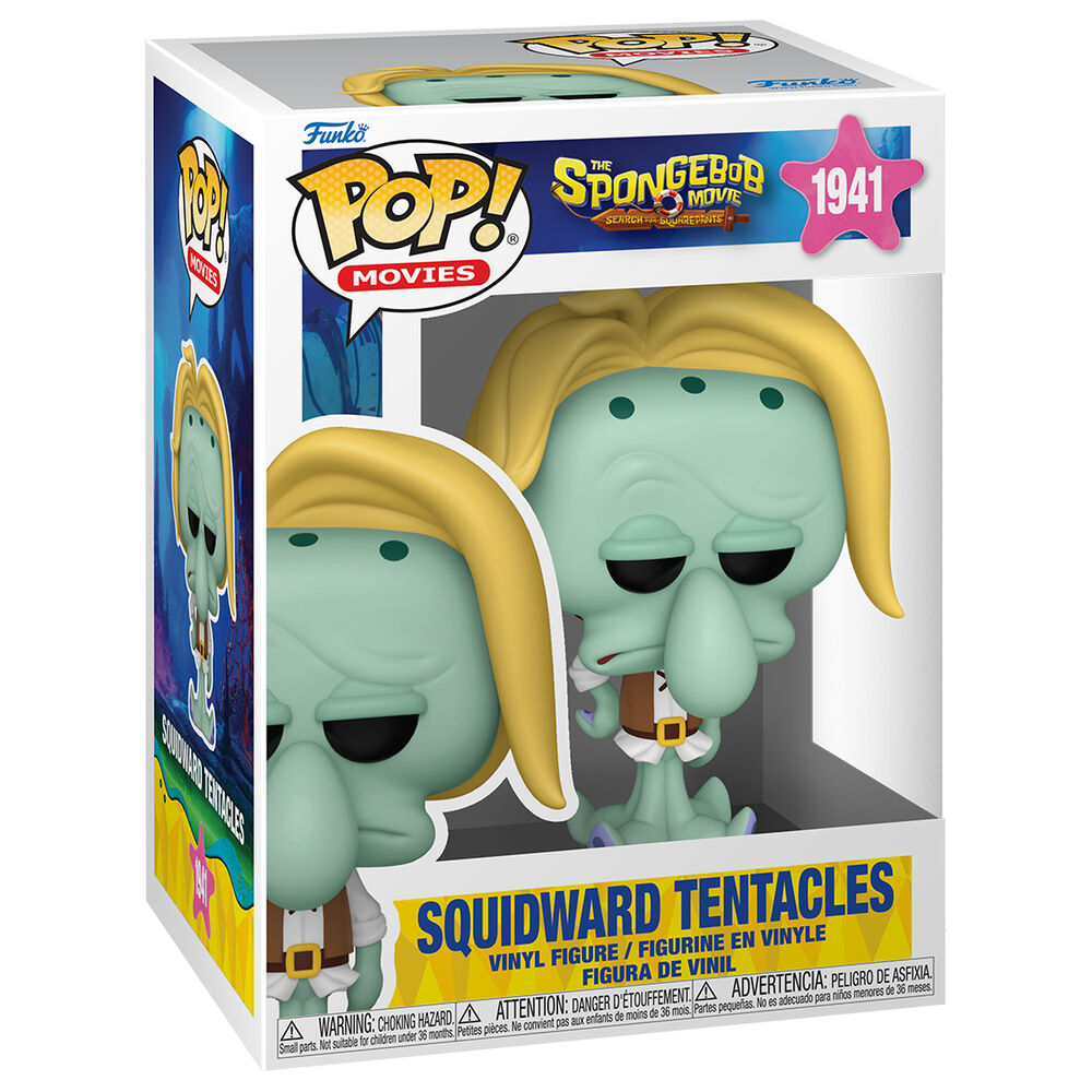 Funko Pop Cine Y TV Bob Esponja Una Nueva Aventura Pirata SpongeBob Squarepants 1938 Patricio Estrella 1939 Gary 1940 Calamardo Tentáculos 1941 Mr Cangrejo 1942 Bob Esponja como el Holandés Errante 1943 Figura Coleccionable Regalo