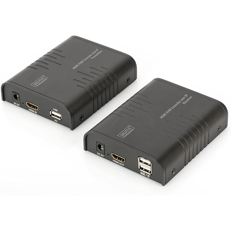 Conmutador Kvm Digitus Hdmi Extender Fhd 60Hz Usb Rj45