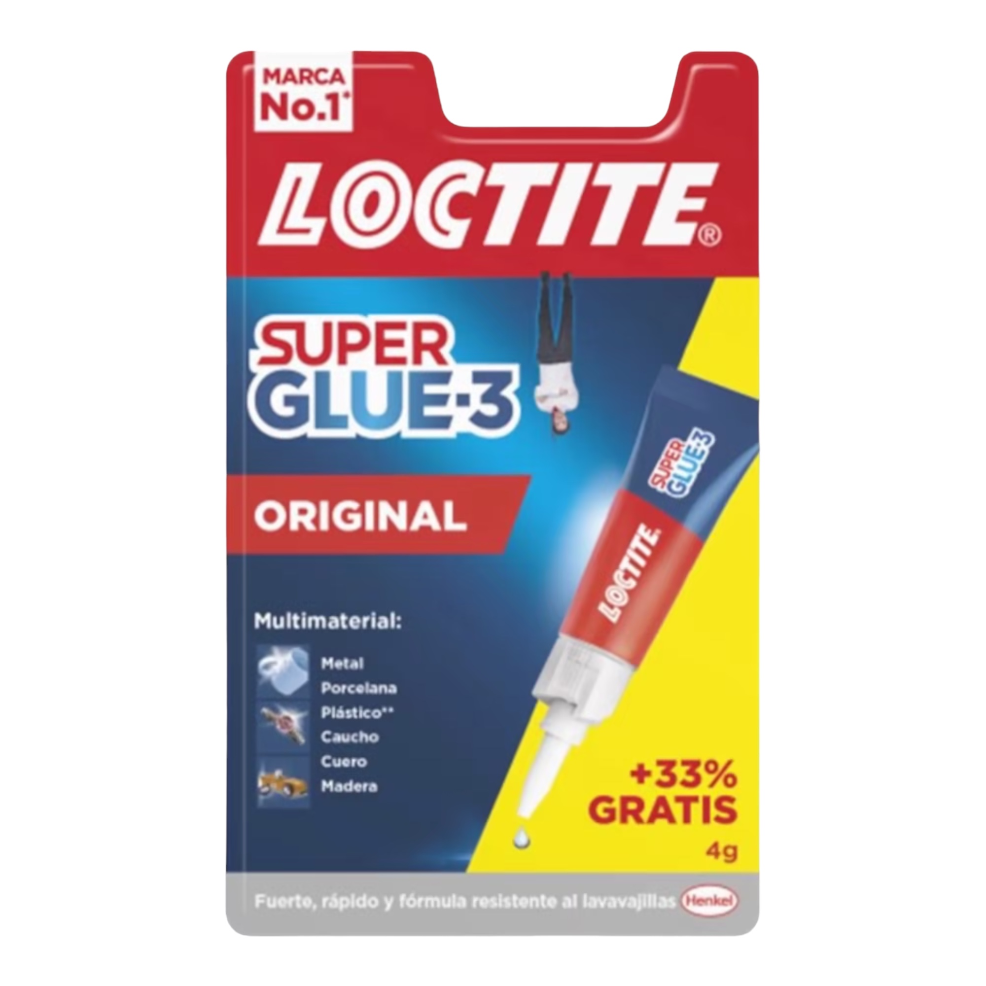 Loctite Super Glue-3 Precisión, pegamento transparente de máxima