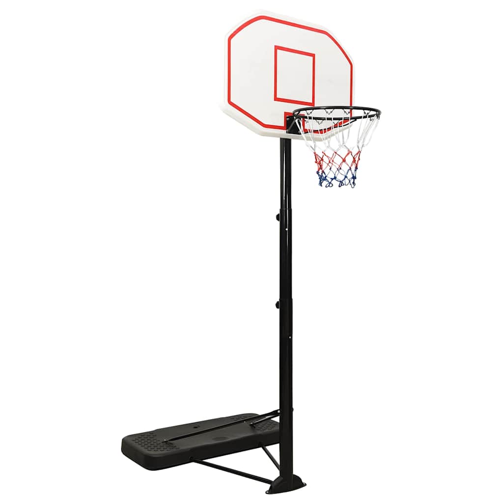 vidaXL Canasta de Baloncesto Polietileno 258-363 cm Soporte Ejercicio Color Blanco,  Negro, y mas