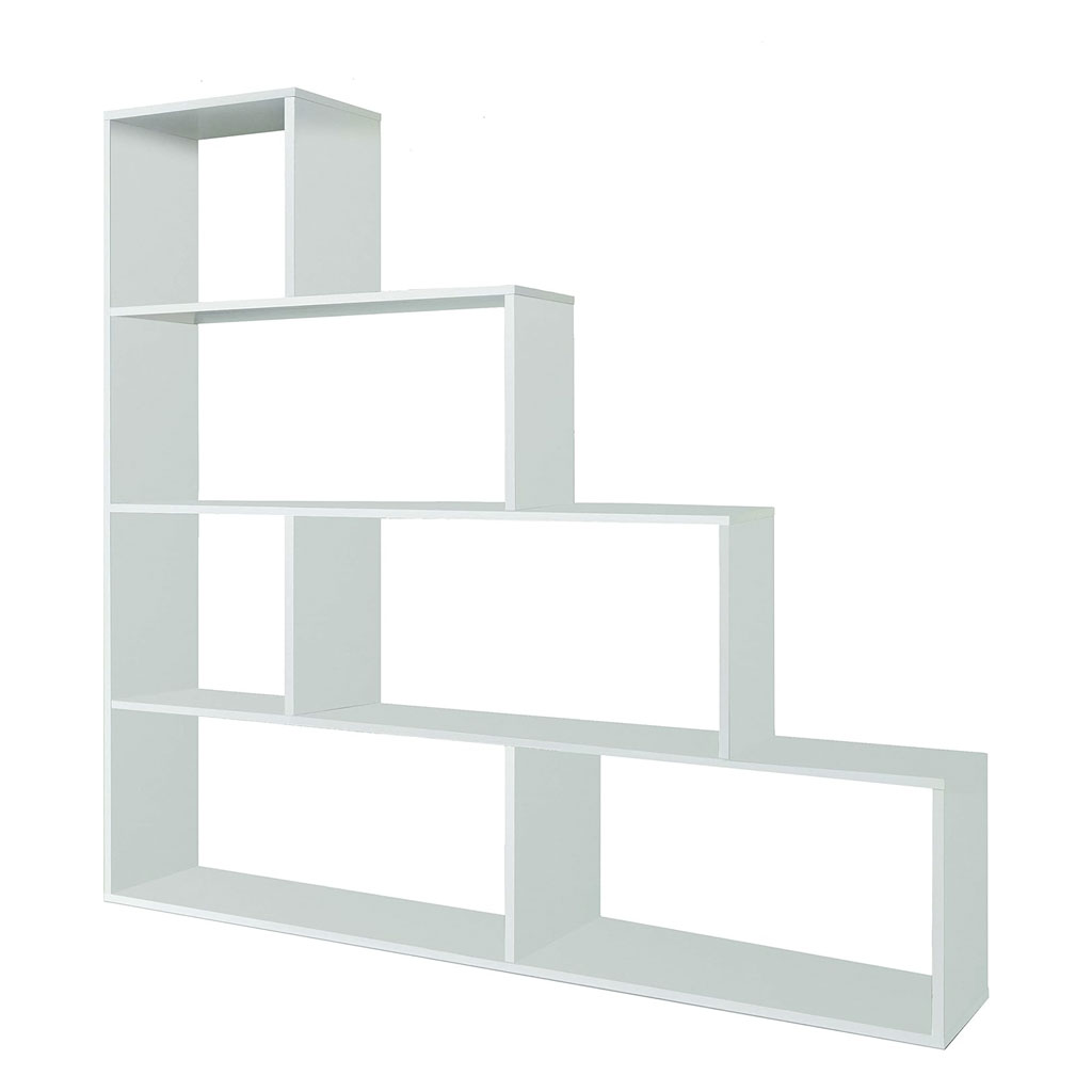 ORION91 Estantería Librería 4 Estantes Color Blanco 145 x 145 cm x 29 cm fondo – SpazioLuzio