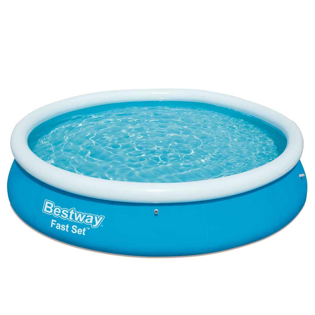 Piscina Redonda Inflable Hinchable Fast Set Jardín Terraza Dimensiones 305 x 76 cm, 366 x 76 cm