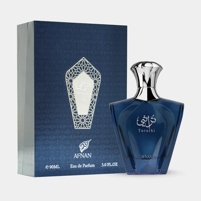 Perfume Afnan Turathi Blue para Hombre Eau de Parfum 90 ml | Producto 100 % Original | Fragancia Masculina Fresca y Elegante | Aroma Intenso y Duradero | Ideal para Uso Diario y Regalos