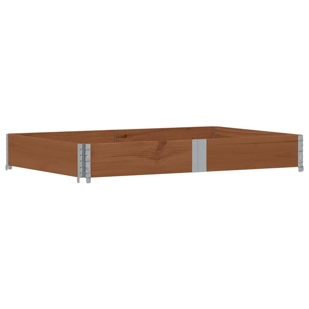 vidaXL Jardinera de madera maciza de pino 150x100 cm Color Marrón, Negro, Gris y mas