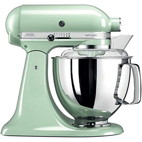 KitchenAid Artisan - Robot de cocina (4,8 L, Verde, palanca, 220 RPM, 1,454 m, AC)