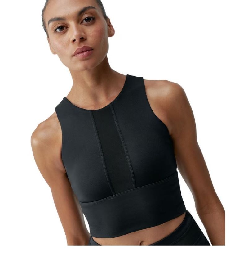 Top BORN MAEVA SS25CS08 B Negro