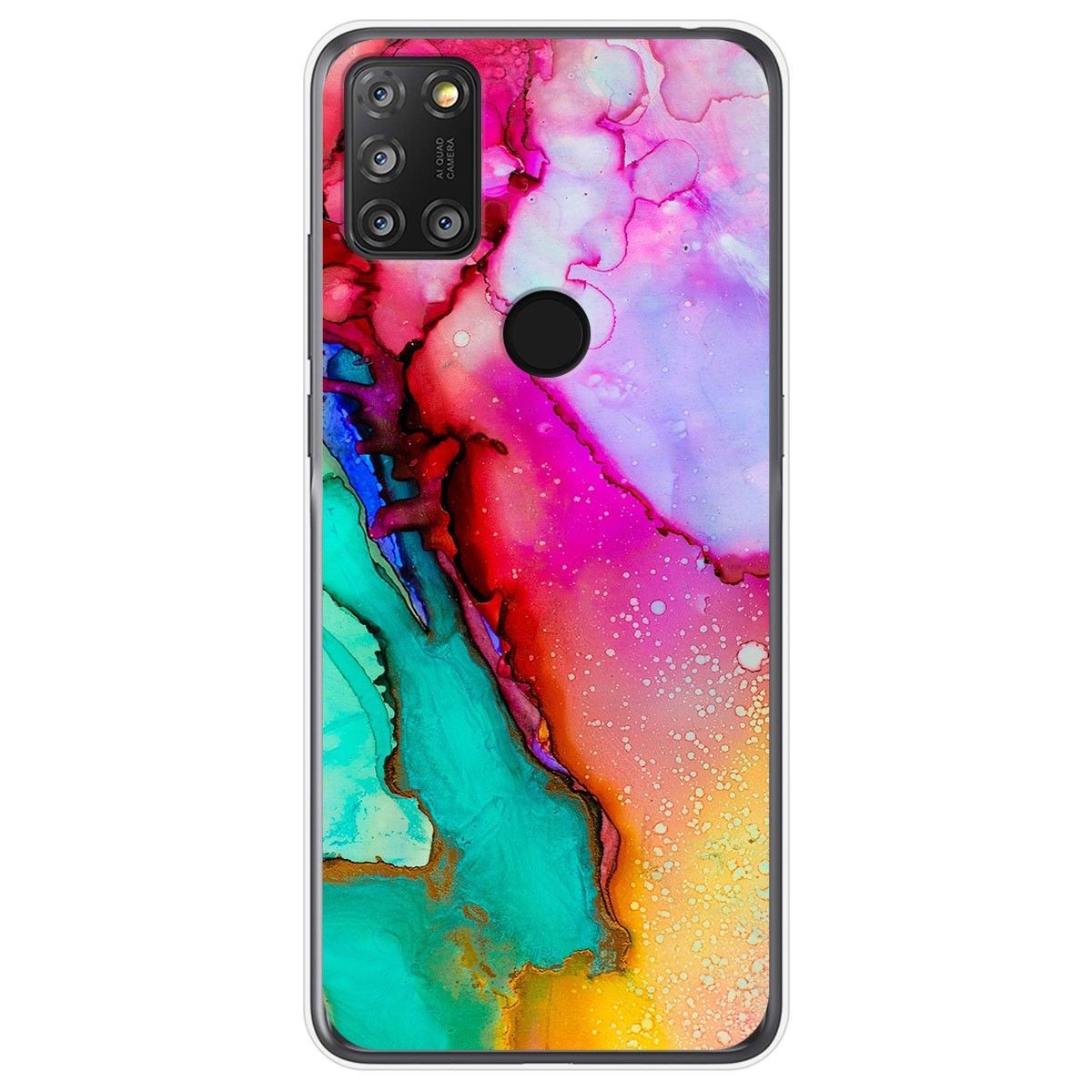 Tumundosmartphone Funda Gel Tpu para Alcatel 3X 4CAM diseño Mármol 15 Dibujos