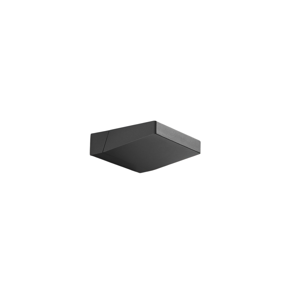 Aplique de pared LED Giro - 14 W, 3000 K, regulable 340°, 1120 lm, IP54, 15 x 5 x 16 cm, antracita - Perenz
