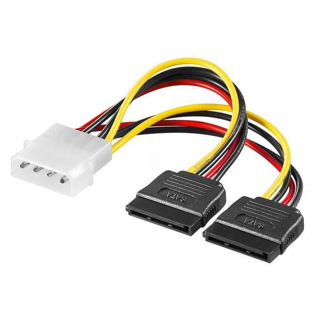 Microconnect - Alimentación SATA para 2 Dispositivos