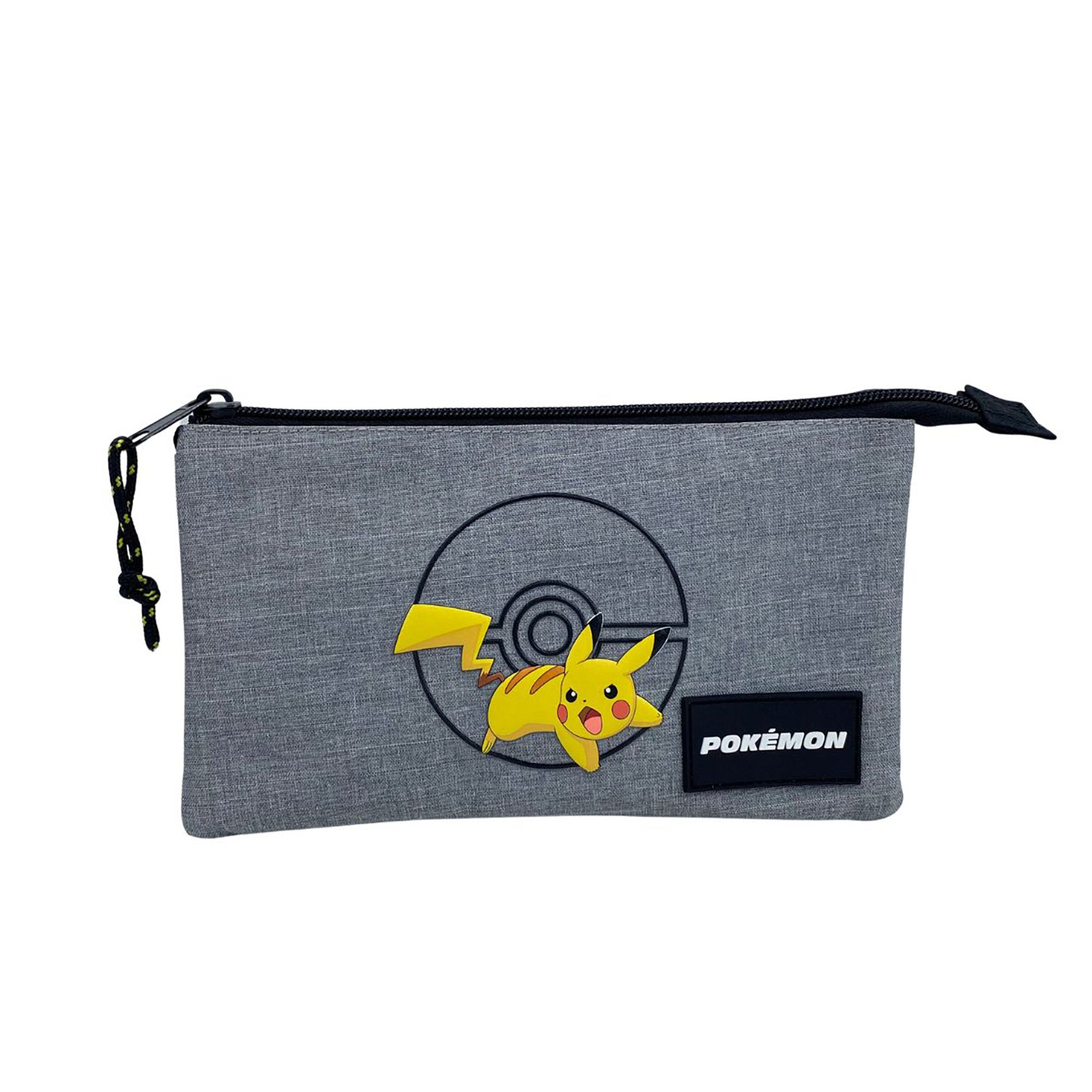 DAM. Pokemon Pikachu portatodo triple. 23x3x13 cm.