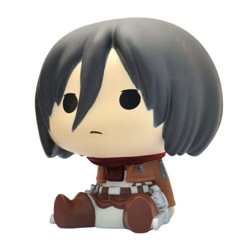 Attack on Titan Hucha Chibi Mikasa 16 cm-PLASTOY