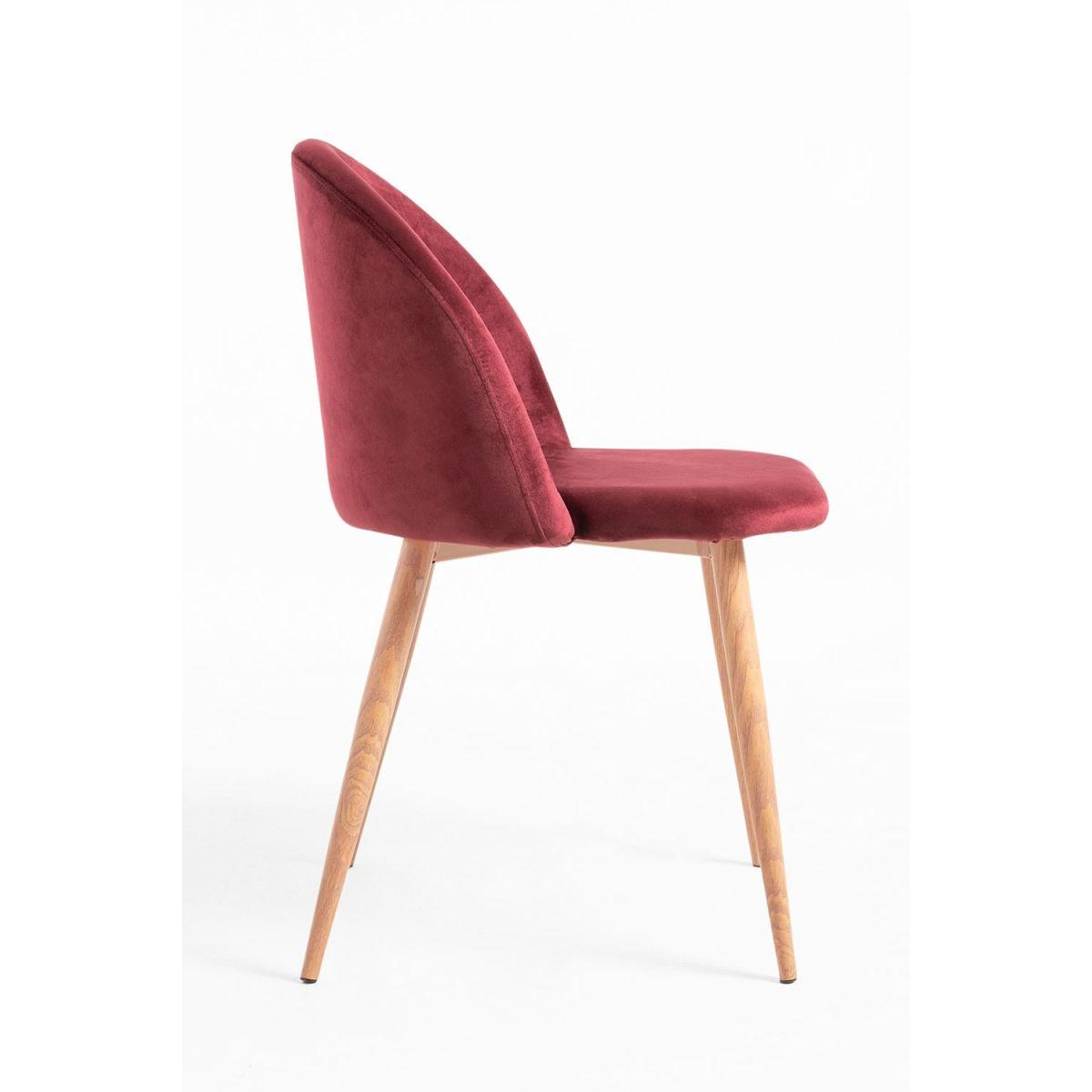 Regalos Miguel - Packs Sillas Comedor - Pack 4 Sillas Vint Terciopelo - Fucsia