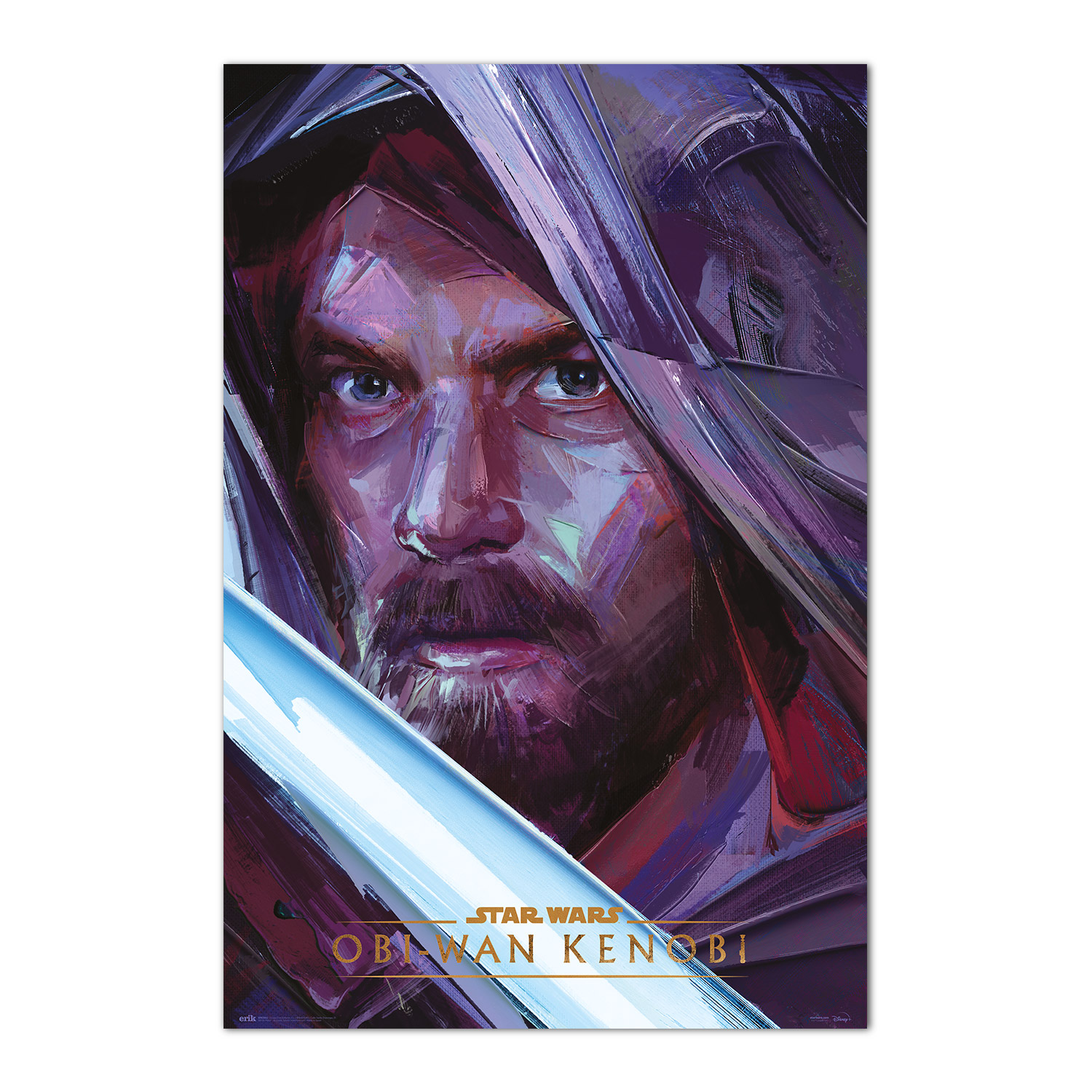 Poster star wars kenobi jedi knight