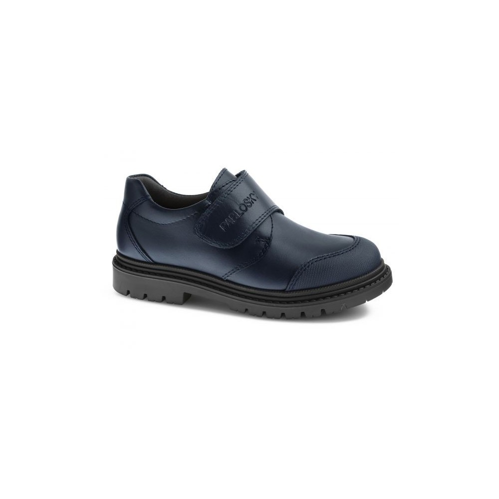Zapatos Colegiales niño PABLOSKY 728420 BLUCHER COLEGIAL VELCRO MARINO 30019 XL