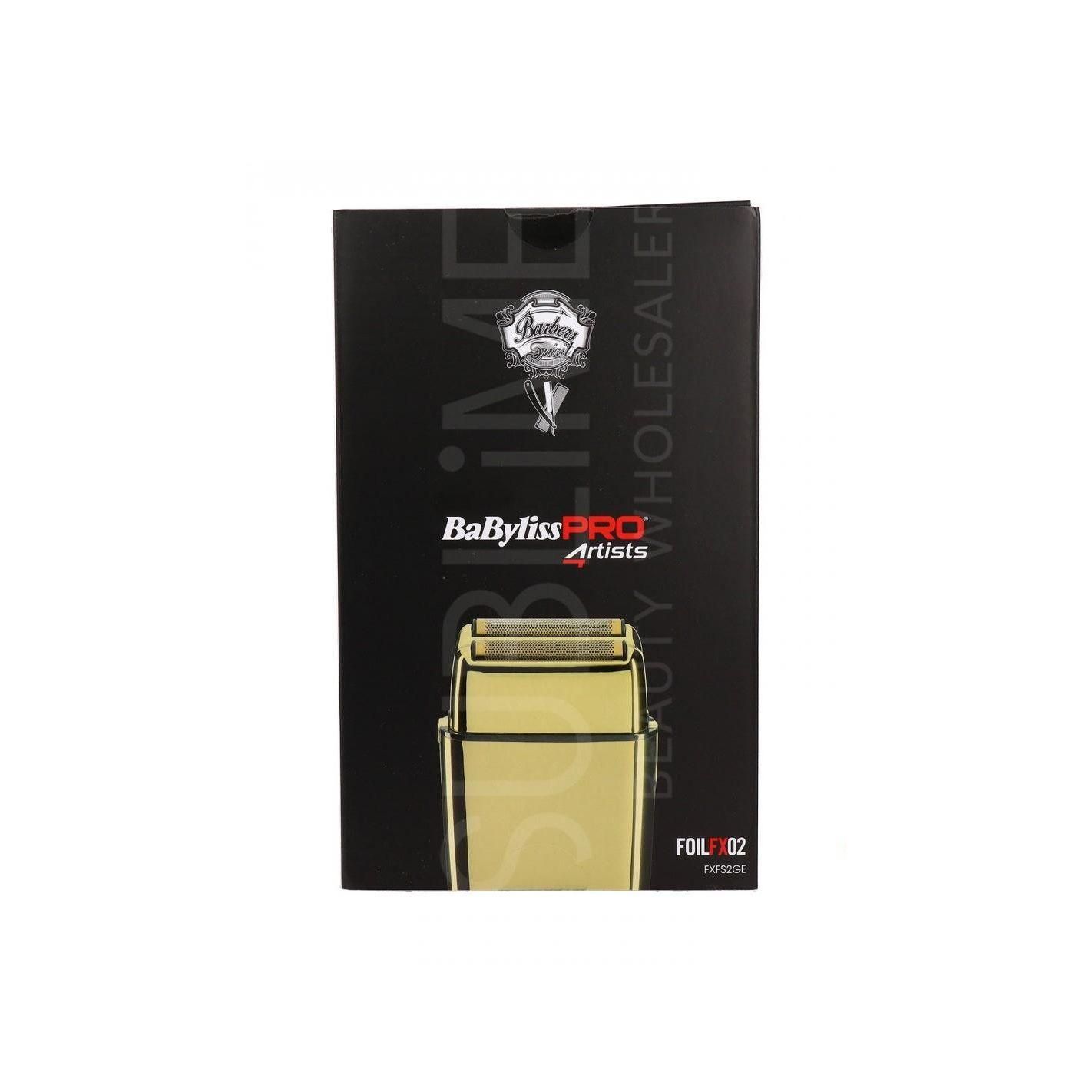 BaByliss Pro 4rtists máquina afeitadora foilfx02 FXFS2GE GOLD