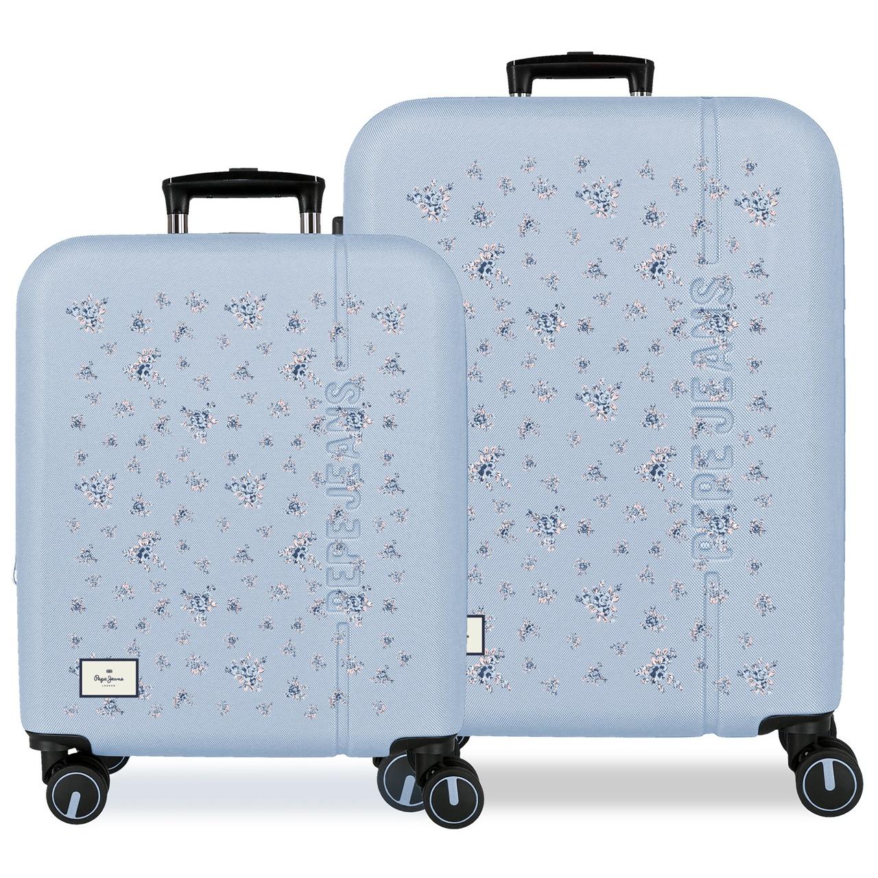 Juego de maletas Pepe Jeans Olivia Azul Claro 48x68x27cm