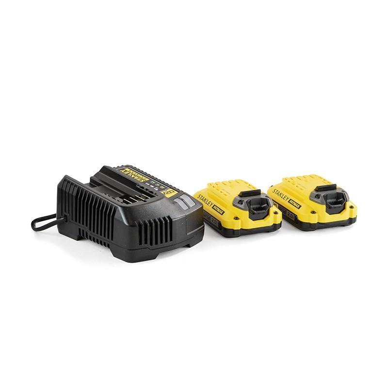 Kit 2 bat.v20 li-ion 18-v2ah+cargador sfmcb12d2