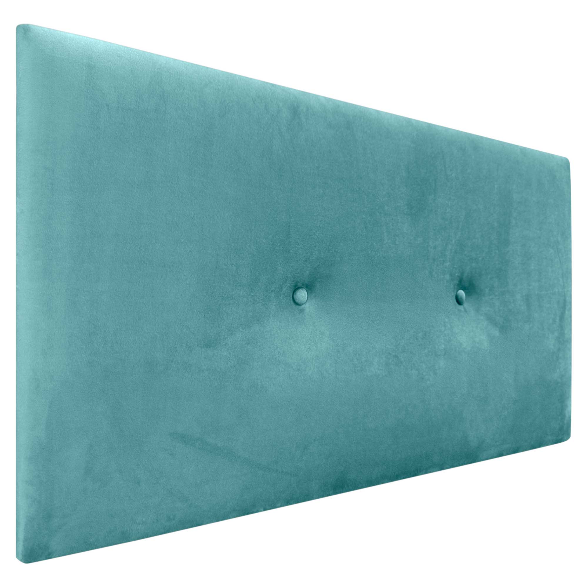 DHOME Cabecero en Terciopelo Liso con Botones Alta Gama Moderno con 4cm Grosor