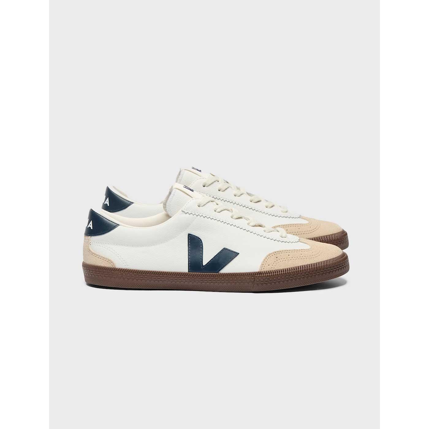 Veja Volley O.t. Leather zaptilla blanca para hombre