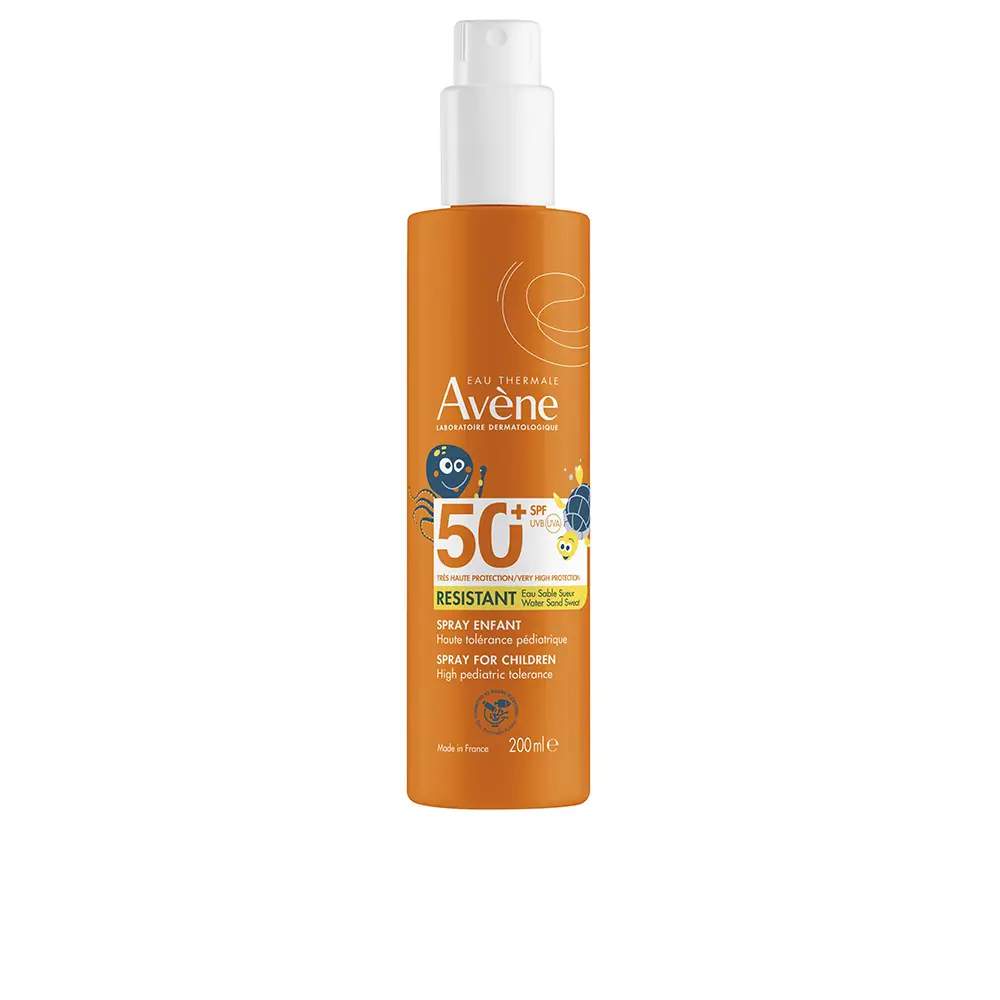 Avène Spray Niños Protección Solar Alta 50+ 200 Ml Resistente Agua,sudor,arena