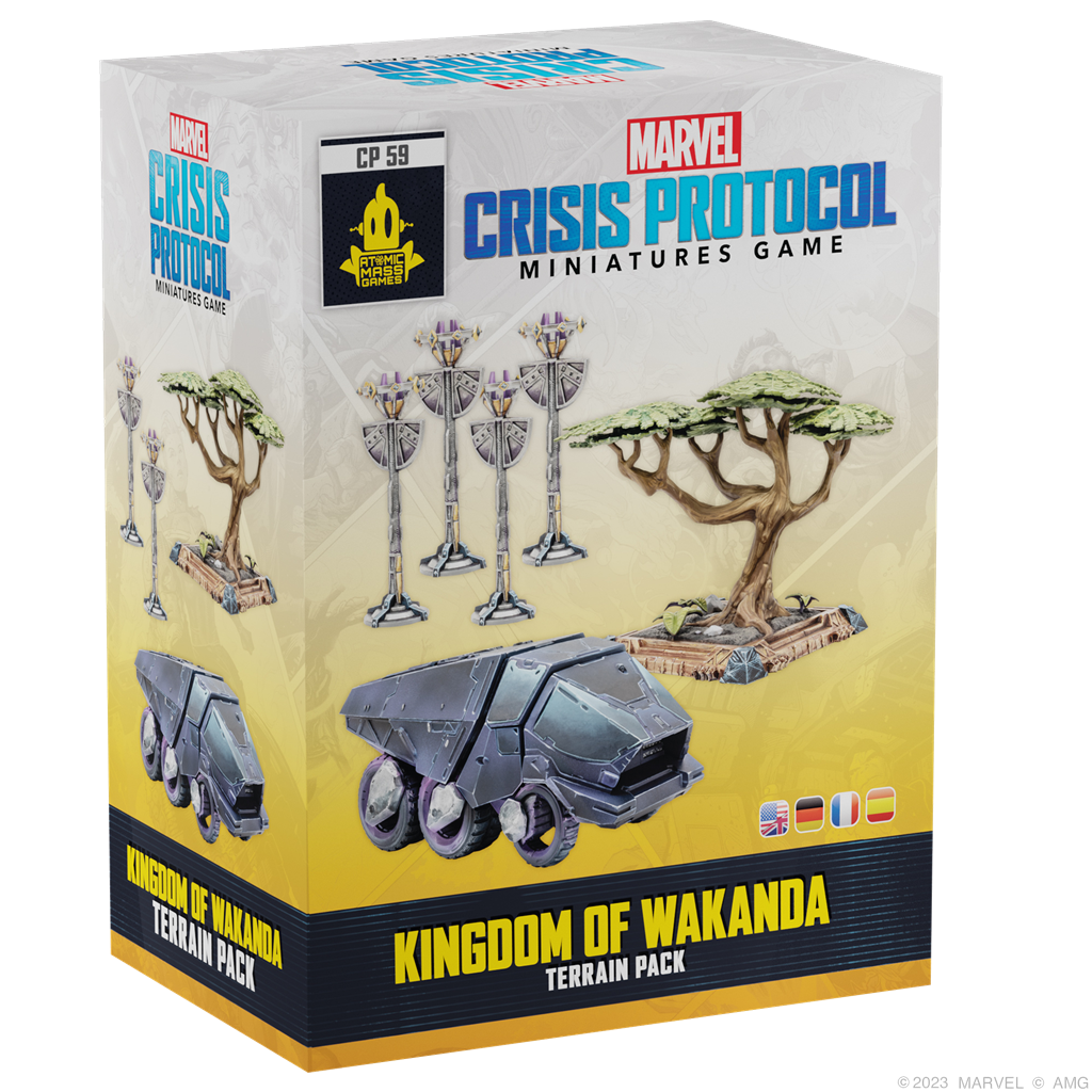 Asmodee - Juego de mesa MCP: Kingdom of Wakanda Terrain Pack