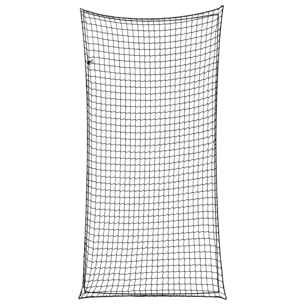 vidaXL Red de remolque con cuerda elástica PP 7x3,5 m red de carga Color Blanco,  Negro,  Verde y mas