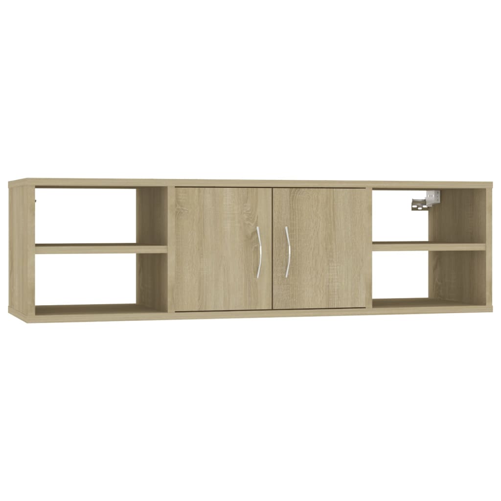 Vidaxl Estantería de Pared Madera Contrachapada 102x30x29 Cm Blanco