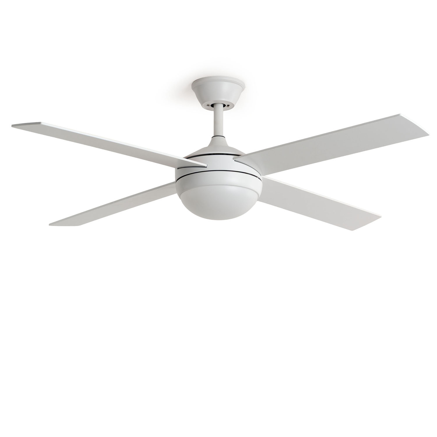 LEDKIA LIGHTING  - Ventilador de Techo Navy Evo Níquel con Luz Integrada, Motor DC 30W Silencioso y Eficiente, 4 Aspas, 6 Velocidades, 132 cm, Mando a Distancia, Salón y Estancias Grandes >20 m²