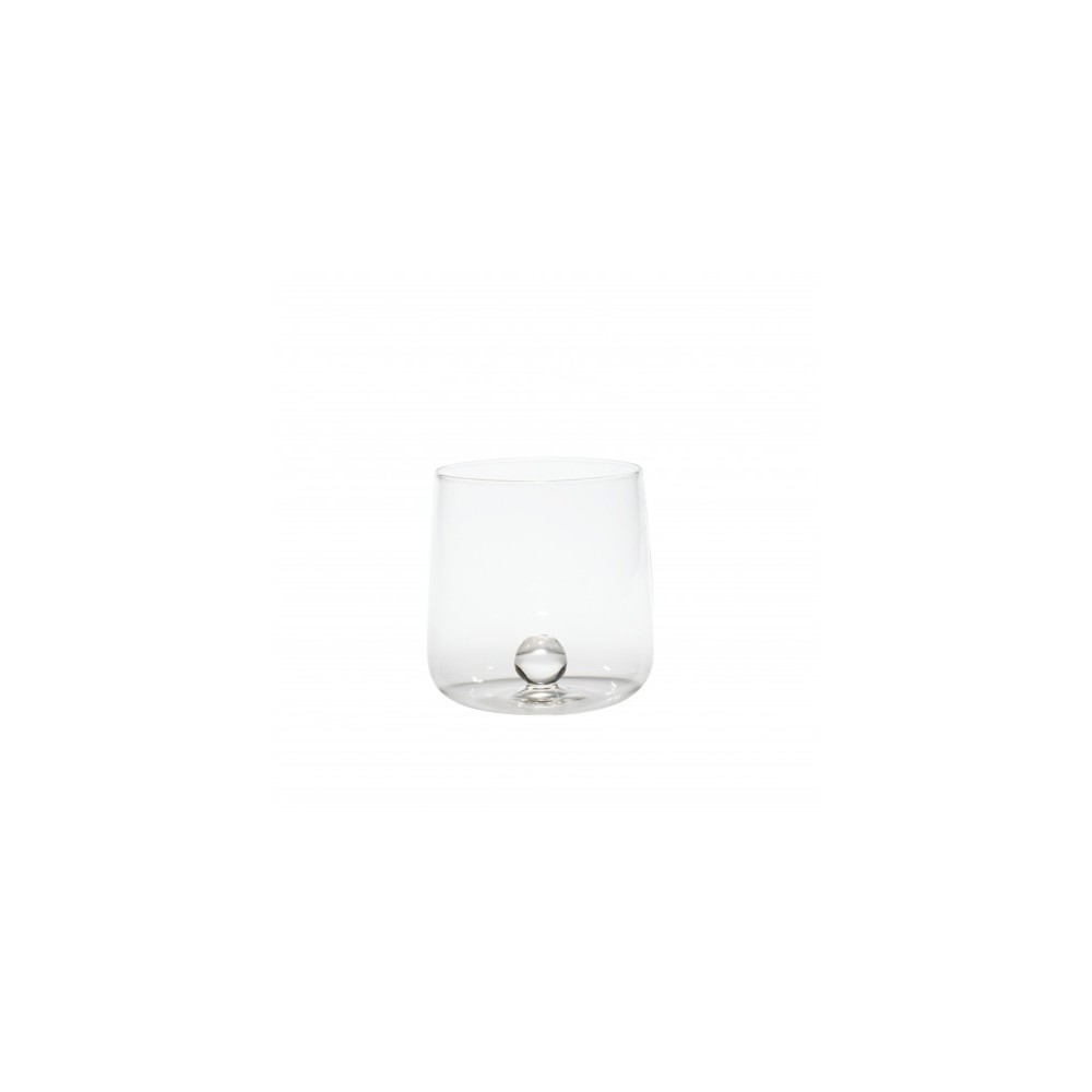 Vaso Bilia de vidrio borosilicato color Zafferano, juego de 6 piezas, color transparente