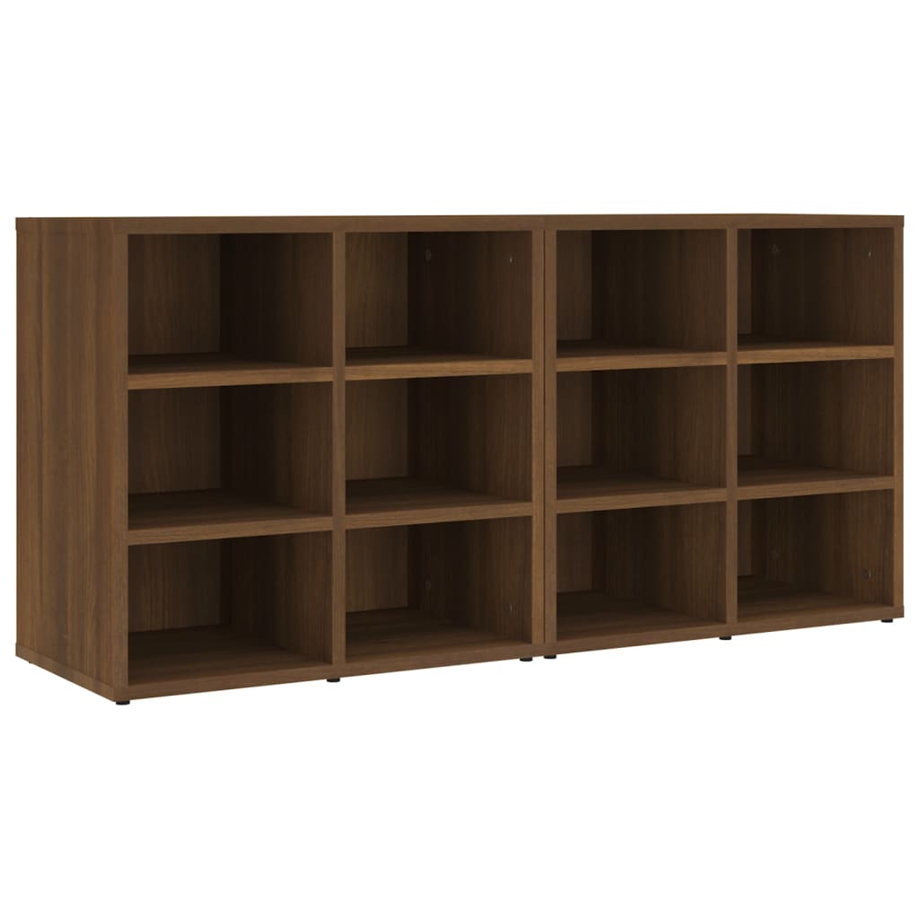 vidaXL Zapateros 2 uds madera vieja 52x30x50 cm en color Madera antigua/Roble artisan/Roble Sonoma y más