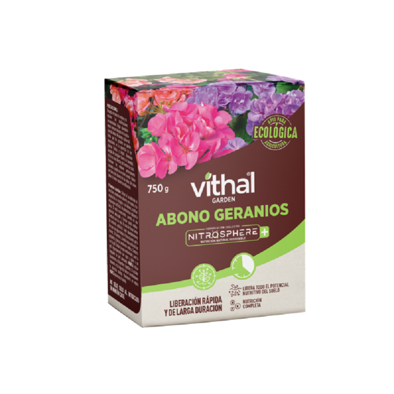 VITHAL GARDEN ABONO GERÁNIOS NITROSPHERE PLUS 750 g