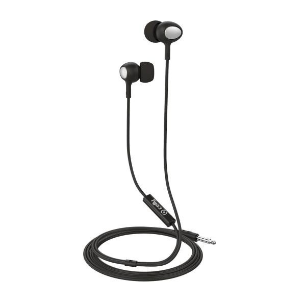 Celly UP500BK auriculares para móvil Binaural Dentro de oído Negro