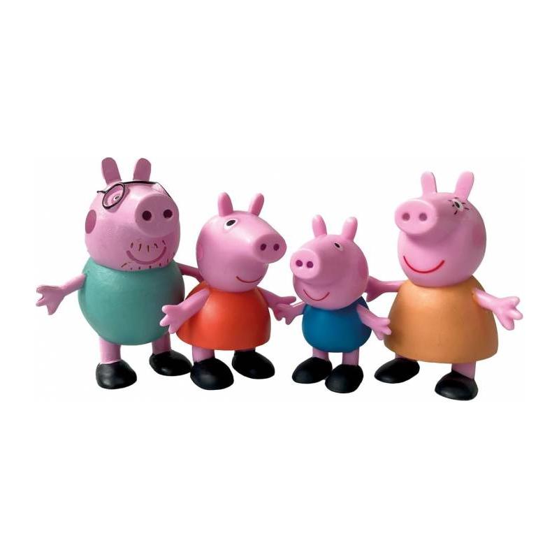 SET FAMILIA 4 FIGURAS PEPPA PIG DE COMANSI
