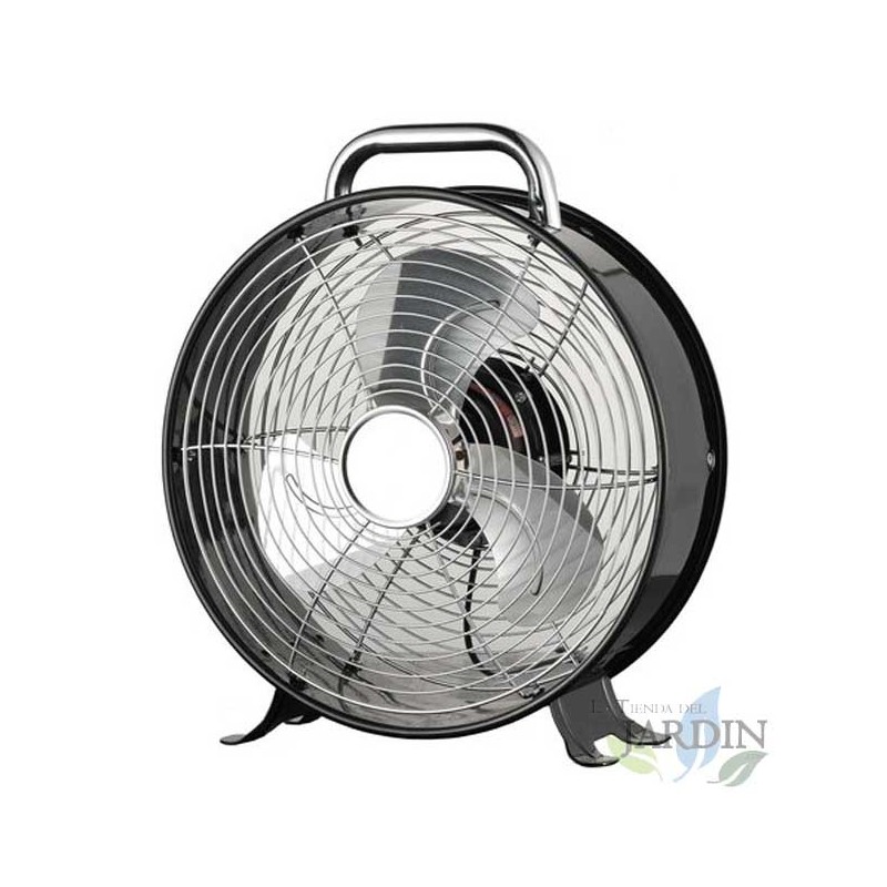Suinga Ventilador de Suelo Vintage 2 Velocidades 28W 23 CM Aspas de Aluminio